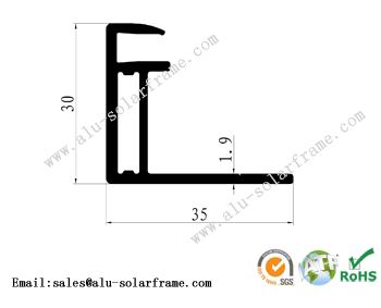 30mm thickness solar frame